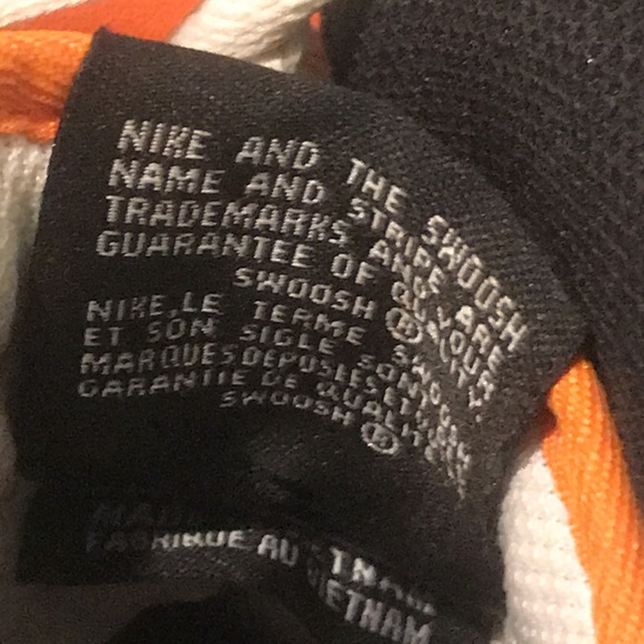 Nike Air Force 1 Sneakers Mens 8 Black White Orange Magma Mid I Got Next DV2134 - Picture 9 of 12